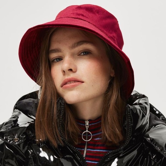 MEC Bucket Hat Mesh Lining Burgundy Red Fall Autumn - Picture 1 of 8